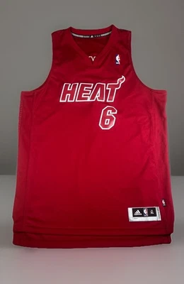 Adidas 2012 NBA Christmas Day Miami Heat LeBron James Basketball Jersey XL +2” - Image 1 of 4