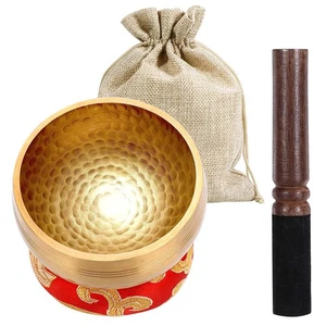 Tibetische Klangschale, mit Klöppel, 8CM Tibetisches Klangschalen Set Zubehör - Bild 1 von 12