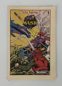 1986 D.C. MASK Kenner Mini Comic Booklet #1 Flaming Beginnings Clean Pages Cover - Picture 1 of 4