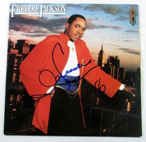 Álbum de discos LP firmado por Freddie Jackson como la primera vez con AUTO DF018351 - Imagen 1 de 3