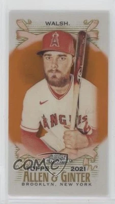 2021 Topps Allen & Ginter Chrome Mini Orange Refractor /25 Jared Walsh #174 - Image 1 of 2
