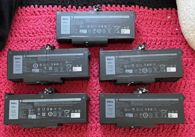 GOOD FAIR 156 Lot OEM Genuine RJ40G 63Wh Battery for Dell Latitude Inspiron - Image 1 of 4