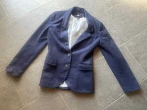 Schöner Jersey Blazer v. H&M  Gr. 36 blau - Bild 1 von 4