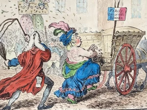 James Gillray original Etching ‘Discipline a la Kenyon’ Bohn 1852 - Picture 1 of 4