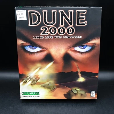 Sealed First Print Dune 2000 Long Live Fighters Big Box Pc New NO TIBERIAN SUN - Image 1 of 4