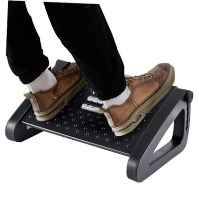 Foot Rest, Six Heights Adjustable Foot Rest for Under Desk at Triangle Footrest - Image 1 of 4
