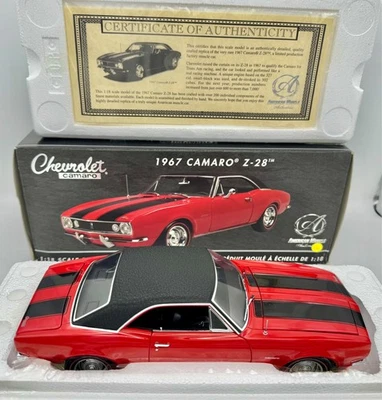 2004 RC2 AMERICAN MUSCLE 1:18 CHEVROLET CAMARO 1967 Z-28 RED - NEW NOS COA - Image 1 of 4