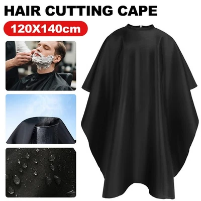 Professional Hair Cutting Capes Salon Barber Apron Hairdressing Cloth Gown Black - image 1 of 4