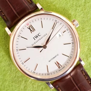 IWC Portofino Automático IW356504 18K Oro Rosa 40MM Esfera Blanca Automático - Imagen 1 de 22