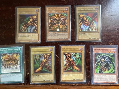 Yugioh Exodia The Forbidden One Set Ultra Rare Legend Of Blue-Eyes Original LpMp - Image 1 of 4