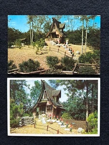 Busch Gardens Dwarf Village, Tampa, FL, Blancanieves, 7 enanos, postales cerradas - Imagen 1 de 2