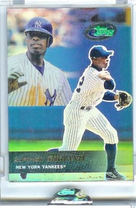 1 - 2003 Alfonso Soriano Etopps Topps Card # 28 - NY Yankees - Card in Hand - Bild 1 von 1