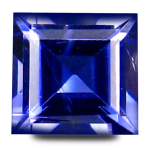 0.71 ct AAA Magnificent fire Princess Shape (6 x 6 mm) Bluish Violet Iolite - Picture 1 of 1