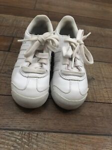 Toddler Girl Size 11 White Adidas Samoa’s