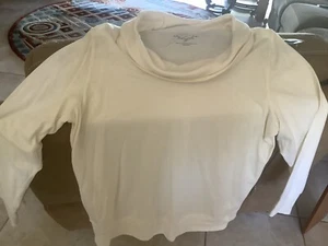 Pullover OFF WEISS FEINSTRICK Schalenkragen von Kohls GRÖSSE XL NEU mit Etikett - Bild 1 von 6