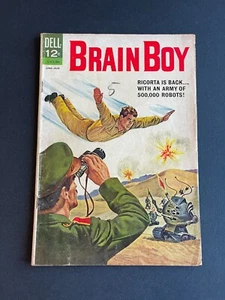 Brain Boy #5 - Gemaltes Cover von Vic Prezio (Dell, 1963) Sehr guter Zustand +/Sehr guter Zustand - Bild 1 von 3