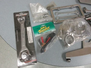 Odd Motorcycle Parts & Tools Garage Clean-up Lot Some New - Picture 1 of 2