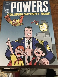 Powers Coloring/Activity Book (2001) #1 - Brian Michael Bendis & Image Comics - Picture 1 of 2