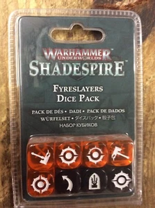 Fireslayers Dice Pack Shadespire Warhammer Underworlds Games Workshop New - Picture 1 of 2