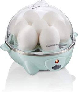 Hamilton Beach 3-In-1 Electric Egg Cooker for Hard Boiled Eggs, Poacher, Omelet  - Picture 1 of 12