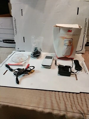 NEW 3M Shoot 'n Share HD Camcorder with Projector, White/Black (CP45B) - Image 1 of 4