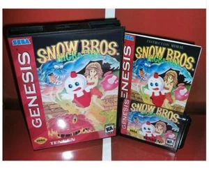 SNOW BROS für MegaDrive Videospiel 16 Bit MD Karte - Bild 1 von 1