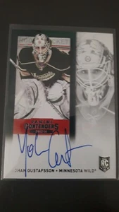 13/14 Contenders Jonas Gustavsson RC Autograph - Imagen 1 de 2