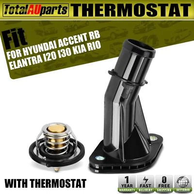 Thermostat Assembly for Hyundai Accent RB Elantra UD i20 i30 GD Veloster Kia Rio - image 1 of 4