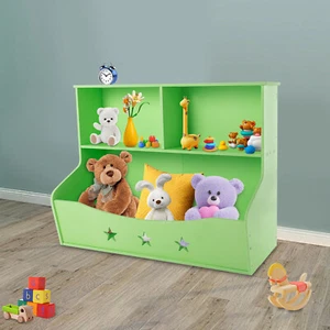 Kids Bookshelf Toy Storage Cubby Children's Toy Shelf Fit For Children's Room - Picture 1 of 14
