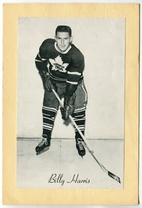 1944-64 Bee Hive Hockey Photo - Billy Harris Toronto Maple Leafs - Picture 1 of 4