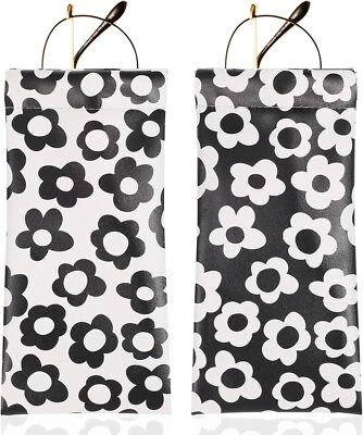 2 Pcs Sunglass Eyeglass Glasses Case Soft PU Leather with Cleaning Cloth Cute Ae - Image 1 of 4