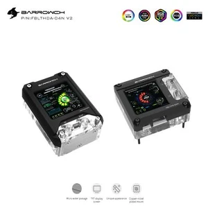 Barrowch AMD AM5 INTEL CPU Water Block With HD Temperature Display FBLTHDA-04NV2 - Picture 1 of 18