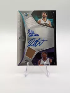 Ron Artest Peja Stojakovic 2006-07 SP Game Used Dual Auto Swatch SP /50 #AFDA-AS - Picture 1 of 2