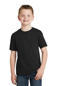 5370 Hanes - Youth EcoSmart 50/50 Cotton/Poly T-Shirt - Picture 1 of 16
