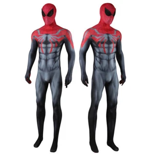 New PS5 Superior Spider-man Cosplay Jumpsuit Costume Halloween Adult Kids Suits - Picture 1 of 23