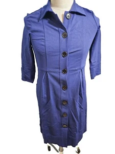Talbots Women's Dress Sz 10P Petite Blue Classic Office Career  - Picture 1 of 7
