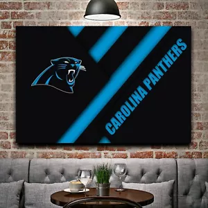 Carolina Panthers NFL Team Football Home Decor Art Print EXTRA LARGE 66"x44" - Picture 1 of 4
