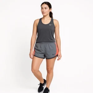 EUC Nike Dri-FIT Tempo Running Shorts – Size Small – Gray w/ Coral Panels P274 - Picture 1 of 5