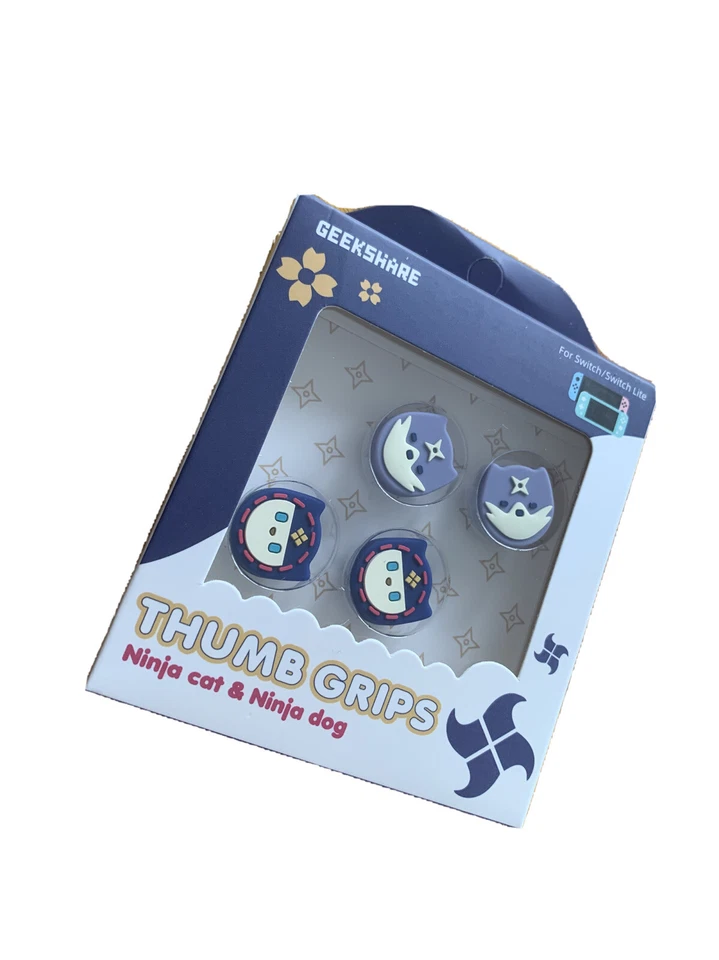 MARKENLOS 🍀 Nintendo switch Joy Con Kappe Schutz Monster Hunter Ninja Cat/Dog Blau/Bunt