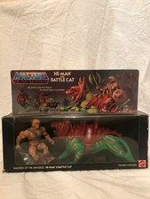 Scarce 1981 He man & battle cat gift set 2 pack Master of the universe MISB motu