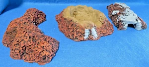 WWII Battlefield Brick Rubble x 3 Pcs. , Toy Soldiers (painted) (54mm) hard foam - Picture 1 of 6