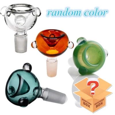 WWM 14mm Male Bowl Thick Glass Bowl for Glass Bong Pipe Slide Replacement parts 1Pc