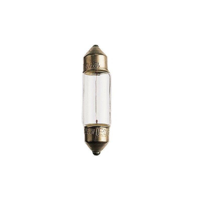 10 AMPOULES C5W 12V 5 WATTS CULOT SV8.5-8 NAVETTE POUR FEUX DE REMORQUE VOITURE - Photo 1/1