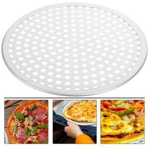 Set of 2 Pizzablech Edelstahl Steinofen Muffinform Backgeschirr - Bild 1 von 12