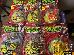 Beast Wars 1996 Rock Bubble Lot Waspinator, Tarantulas, Cheetor, Laserbeak, More - Picture 1 of 13