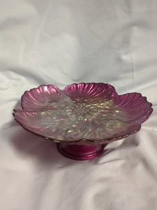 retro looking Anthropologie purple floral decorative display stand - Picture 1 of 5
