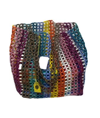 Kurt Geiger Colorful Beaded Kensington Tote Bag NWT - Image 1 of 4