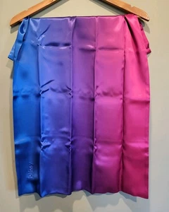 New Blissy 100% Mulberry Silk Purple Ombre Queen Pillowcase - Picture 1 of 6