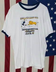 Vintage 1979 Highland Lions Club 1st Annual 5 Mile City Run T-Shirt Size XL USA - Picture 1 of 3