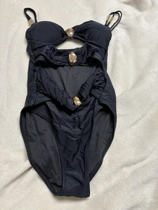 NWOT B2PRITY Black One Piece Swimsuit  - Picture 1 of 5